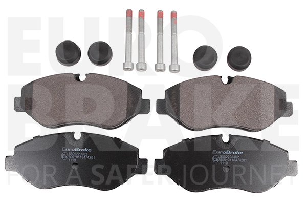 Комплект тормозных колодок дисковый тормоз EUROBRAKE 5502223362