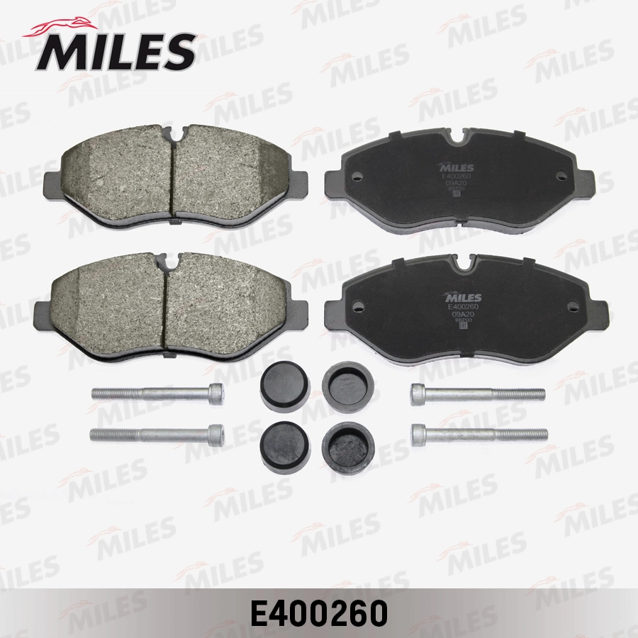 Комплект тормозных колодок дисковый тормоз MILES E400260
