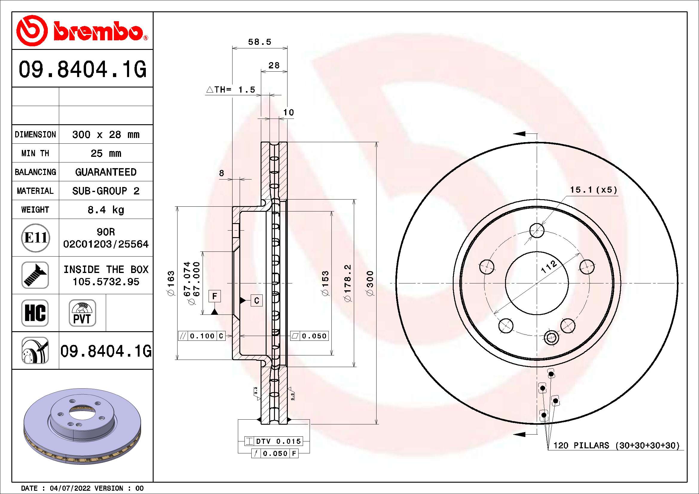 Комплект тормозов дисковый тормозной механизм beyond line - greenance BREMBO KT 10 030
