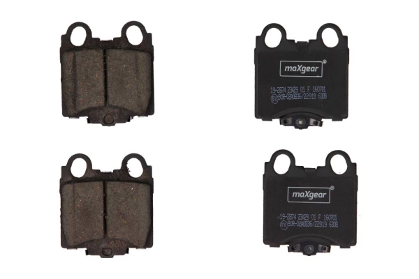Комплект тормозных колодок дисковый тормоз MAXGEAR 19-2874