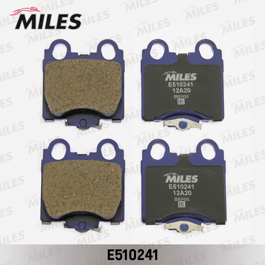 Комплект тормозных колодок дисковый тормоз MILES E510241
