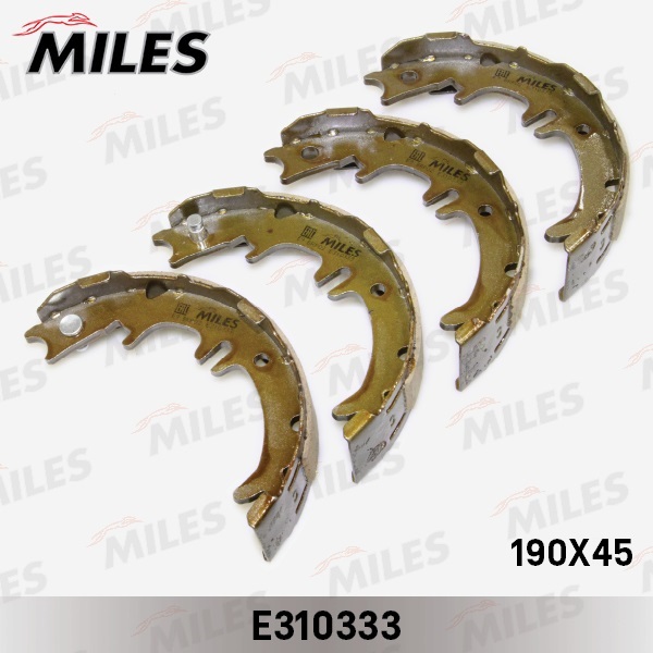 Комплект тормозных колодок стояночная тормозная система MILES E310333