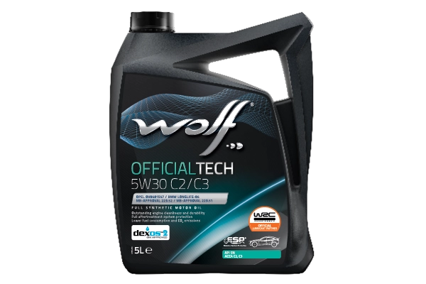 Моторное масло wolf officialtech 5w30 c2/c3 WOLF 1053105
