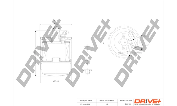 Топливный фильтр DR!VE+ DP1110.13.0073