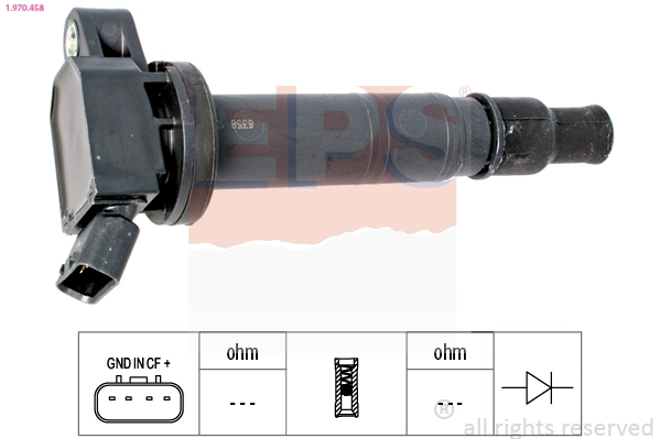 Катушка зажигания made in italy - oe equivalent EPS 1.970.458