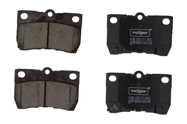 Комплект тормозных колодок дисковый тормоз MAXGEAR 19-2893