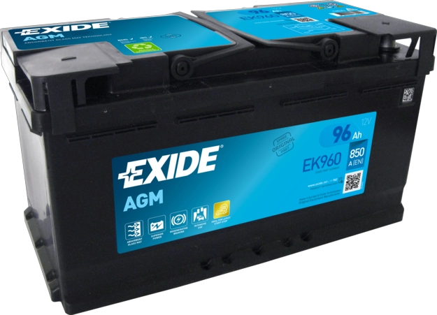 Стартерная аккумуляторная батарея agm EXIDE EK960