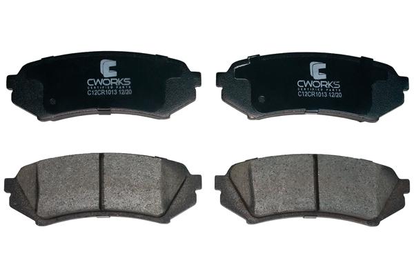 Комплект тормозных колодок дисковый тормоз CWORKS C12CR1013