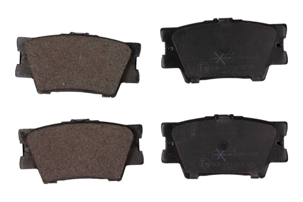 Комплект тормозных колодок дисковый тормоз MAXGEAR 19-1161