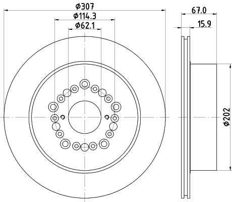 Тормозной диск NISSHINBO ND1080K