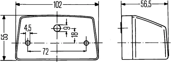 Фонарь освещения номерного знака HELLA/BEHR/PAGID 2KA 003 389-061