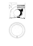 Поршень KOLBENSCHMIDT 40831600