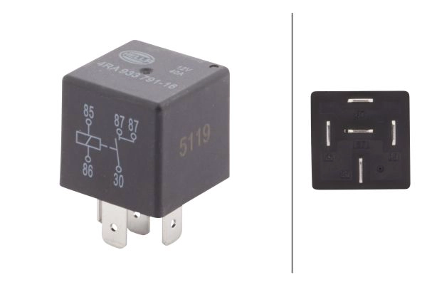 Реле рабочий ток HELLA/BEHR/PAGID 4RA 933 791-161