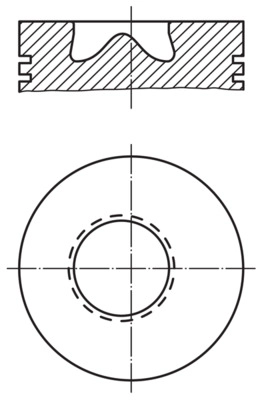 Поршень MAHLE/KNECHT 002 81 10