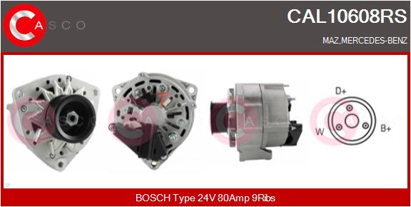 Генератор reman CASCO CAL10608RS