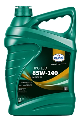Масло осевого редуктора eurol hpg sae 85w-140 gl5 lsd EUROL E110641-5L