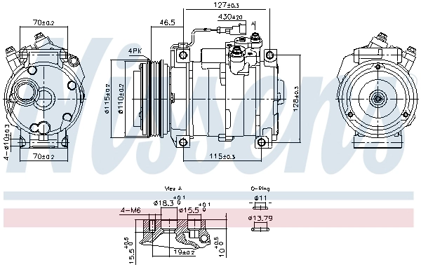 Компрессор кондиционер first fit NISSENS 891005