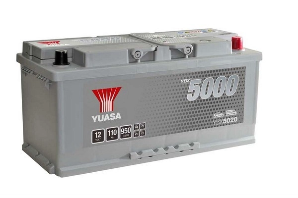 Стартерная аккумуляторная батарея ybx5000 silver high performance smf batteries YUASA YBX5020