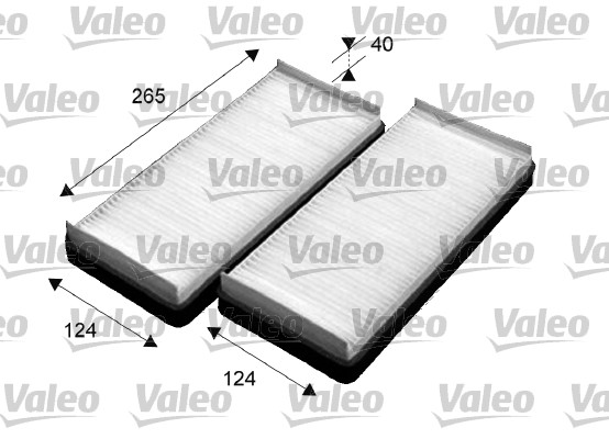Фильтр воздух во внутренном пространстве valeo essential VALEO 715531