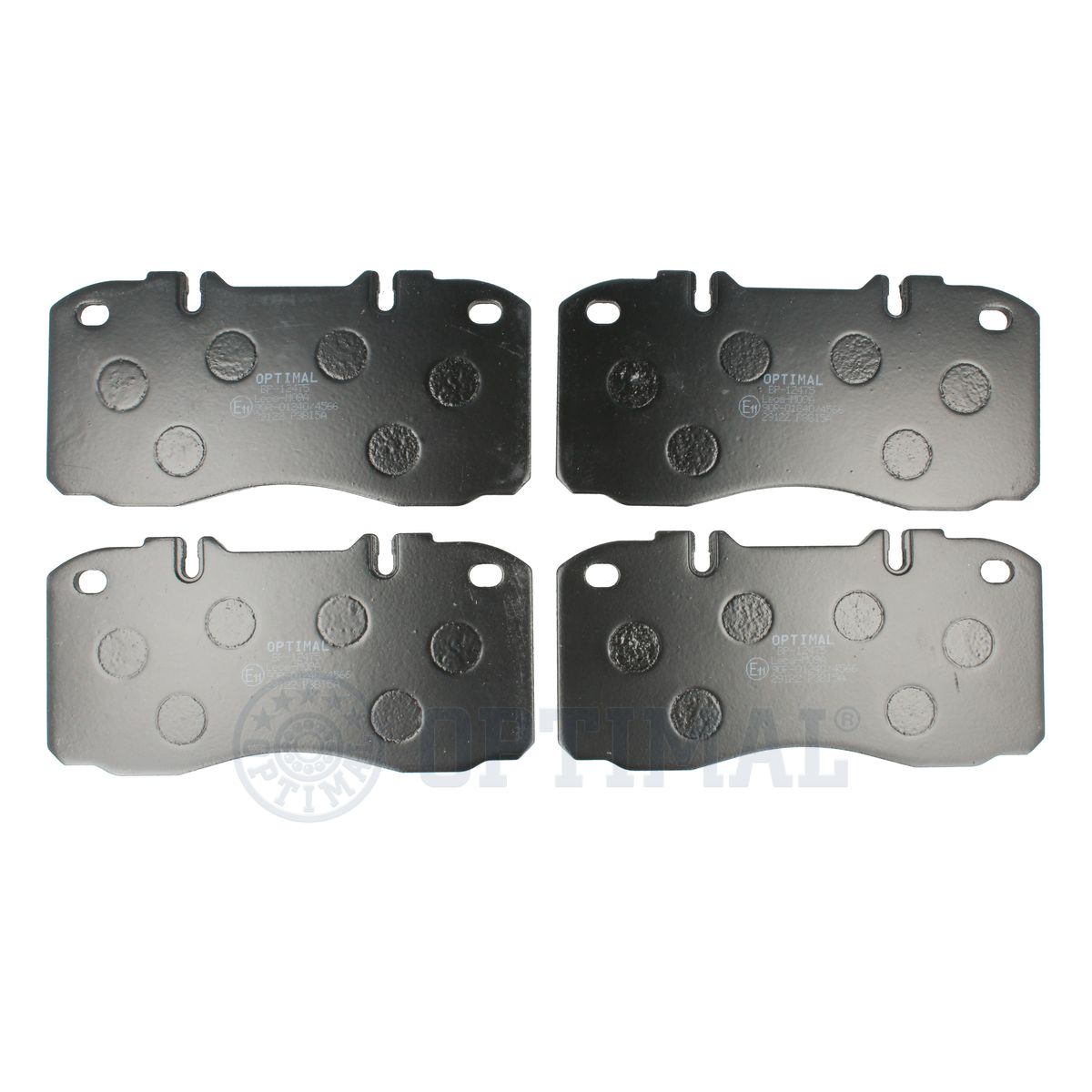 Комплект тормозных колодок дисковый тормоз OPTIMAL BP-12475