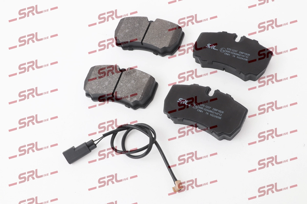 Комплект тормозных колодок дисковый тормоз SRLINE S70-1237