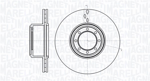 Тормозной диск MAGNETI MARELLI 361302040488