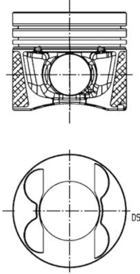 Поршень KOLBENSCHMIDT 40809620