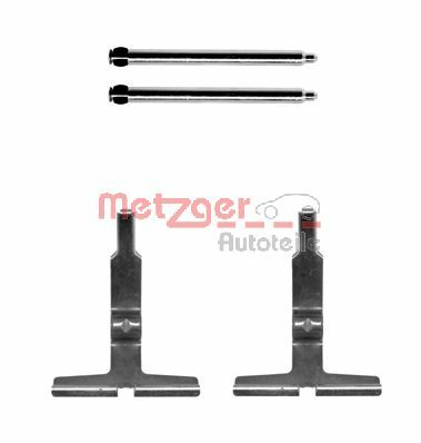 Комплектующие колодки дискового тормоза METZGER 109-1661