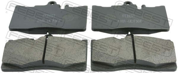 Комплект тормозных колодок дисковый тормоз FEBEST 0101-UCF30F