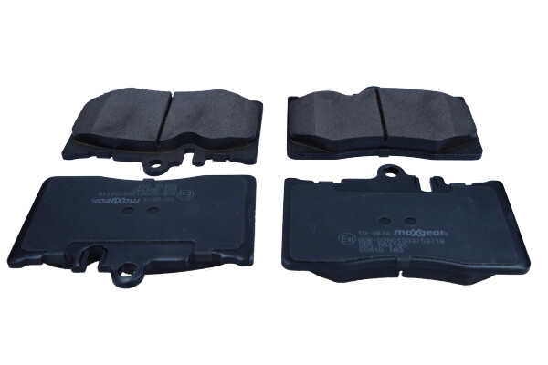 Комплект тормозных колодок дисковый тормоз MAXGEAR 19-3874