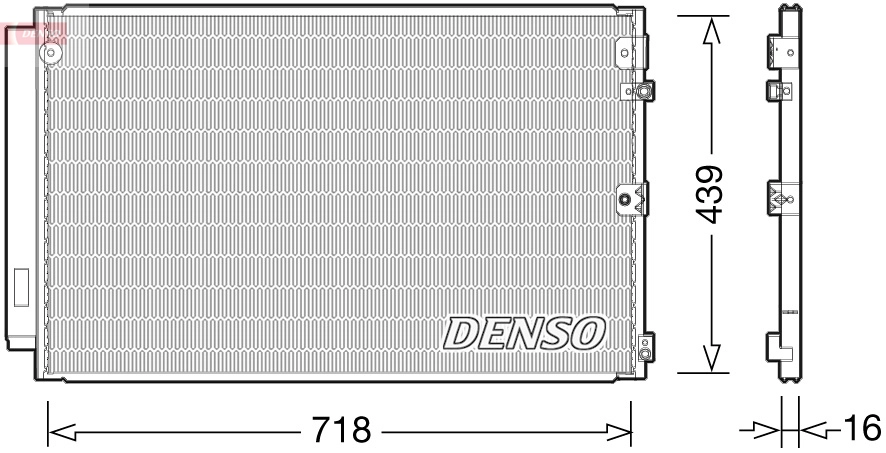 Конденсатор кондиционер DENSO DCN51011