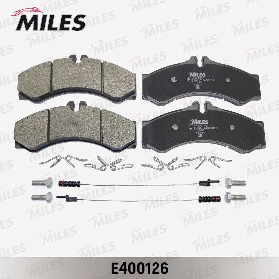 Комплект тормозных колодок дисковый тормоз MILES E400126
