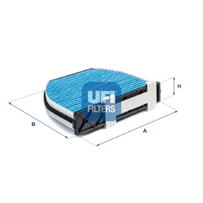 Фильтр воздух во внутренном пространстве argentium UFI 34.163.00