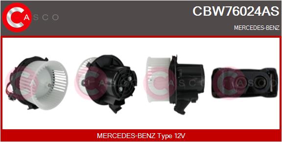 Вентилятор салона brand new hq CASCO CBW76024AS