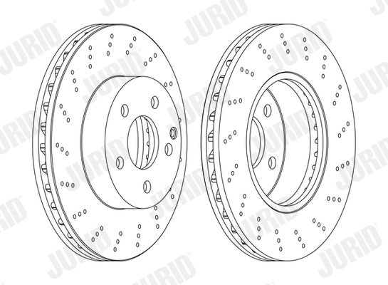 Тормозной диск JURID 562619JC-1