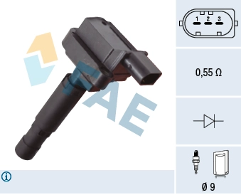 Катушка зажигания FAE 80455