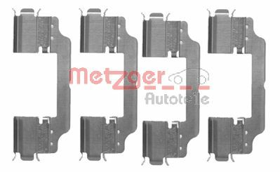 Комплектующие колодки дискового тормоза greenparts METZGER 109-1716