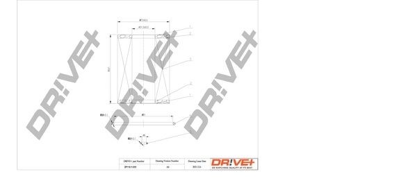 Масляный фильтр DR!VE+ DP1110.11.0101