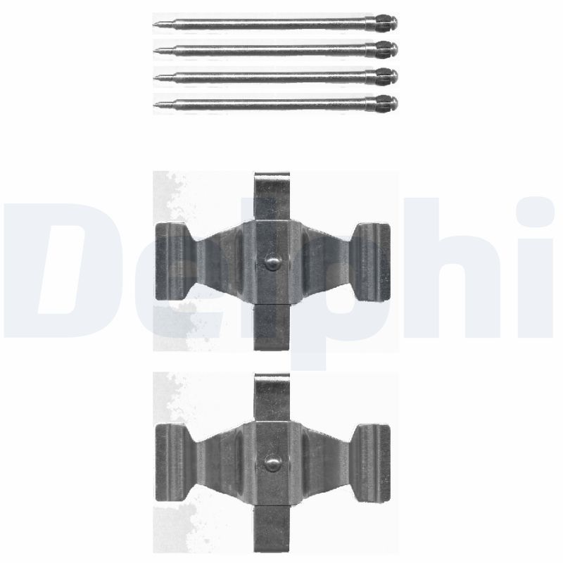 Комплектующие колодки дискового тормоза DELPHI LX0464