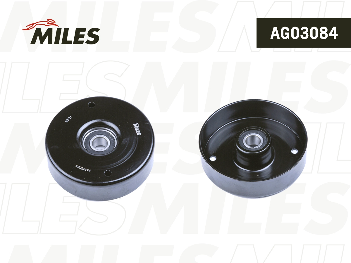 Натяжной ролик поликлиновой ремень MILES AG03084
