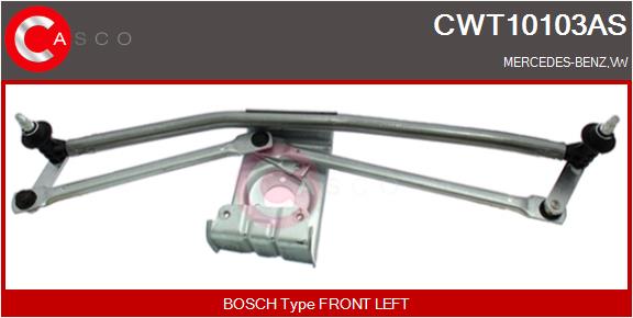 Система тяг и рычагов привода стеклоочистителя brand new hq CASCO CWT10103AS