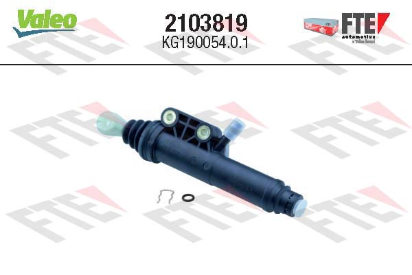 Главный цилиндр система сцепления fte clutch actuation VALEO 2103819