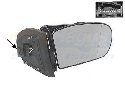 Наружное зеркало hagus VAN WEZEL 3032854