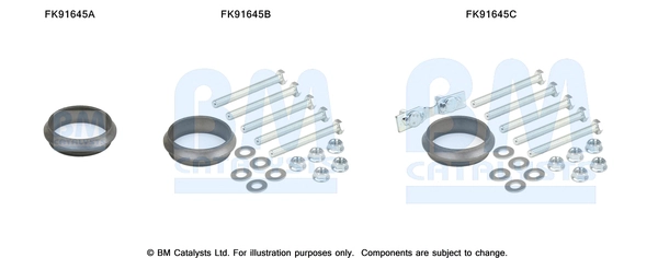 Монтажный комплект катализатор BM CATALYSTS FK91645
