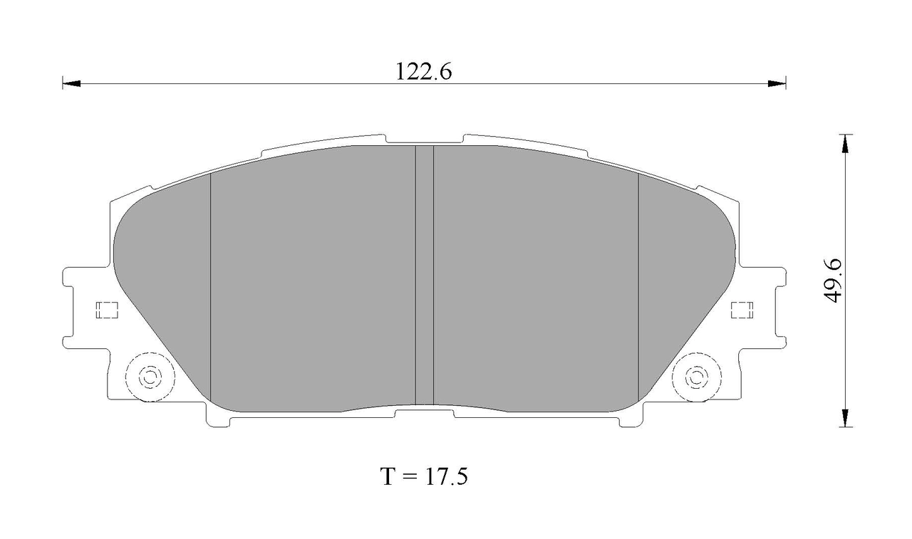 Комплект тормозных колодок дисковый тормоз BOSCH 0 986 AB2 403