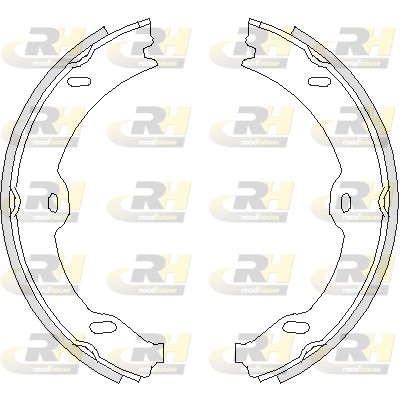Барабанная тормозная колодка стояночный тормоз ROADHOUSE 4708.00