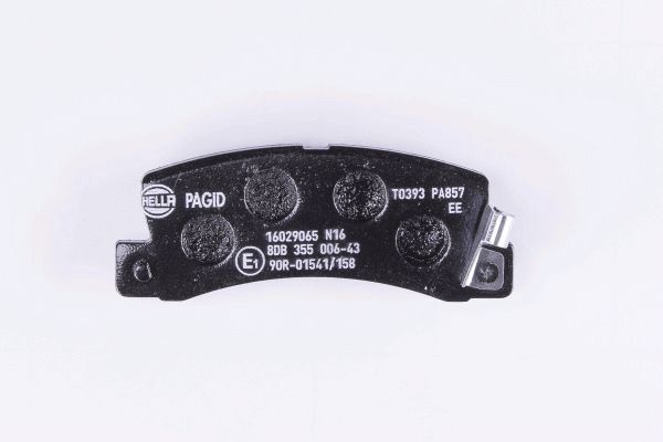 Комплект тормозных колодок дисковый тормоз HELLA/BEHR/PAGID 8DB 355 006-431