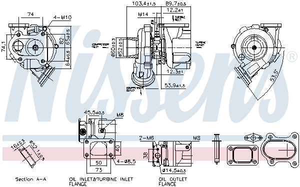 Компрессор наддув first fit NISSENS 93764