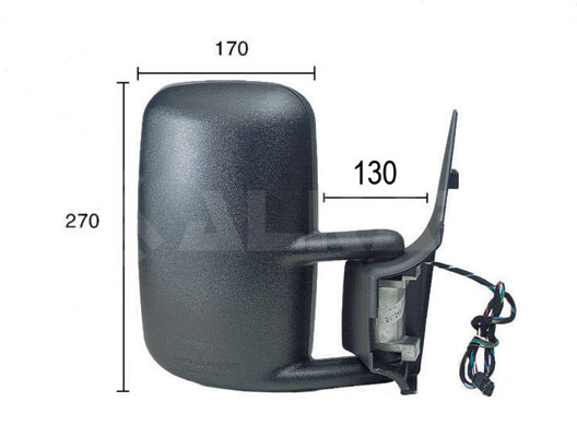 Наружное зеркало ALKAR 9226966