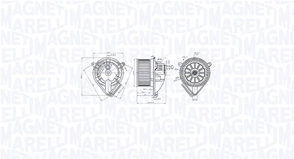 Вентилятор салона MAGNETI MARELLI 069412764010